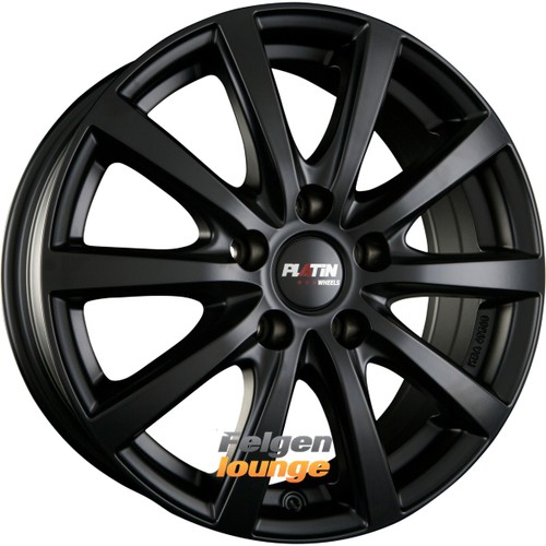 Platin schwarz matt - 4x,